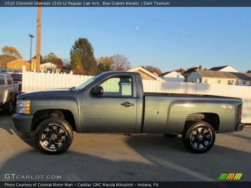 Blue Granite Metallic / Dark Titanium 2010 Chevrolet Silverado 1500 LS Regular Cab 4x4