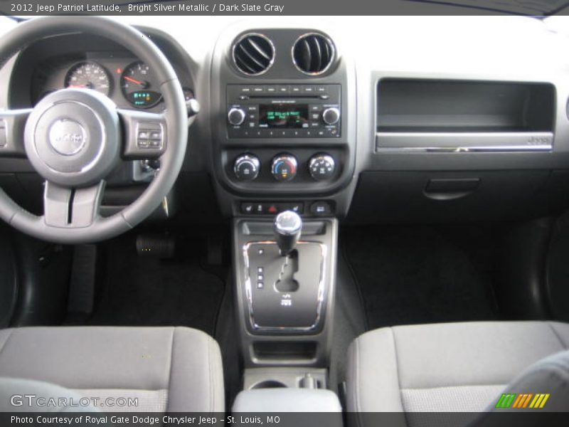 Bright Silver Metallic / Dark Slate Gray 2012 Jeep Patriot Latitude