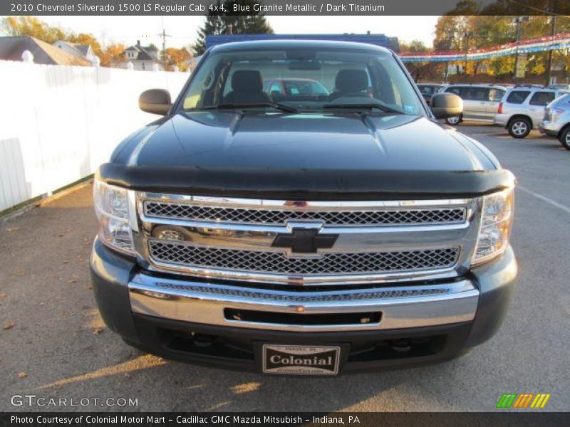 Blue Granite Metallic / Dark Titanium 2010 Chevrolet Silverado 1500 LS Regular Cab 4x4