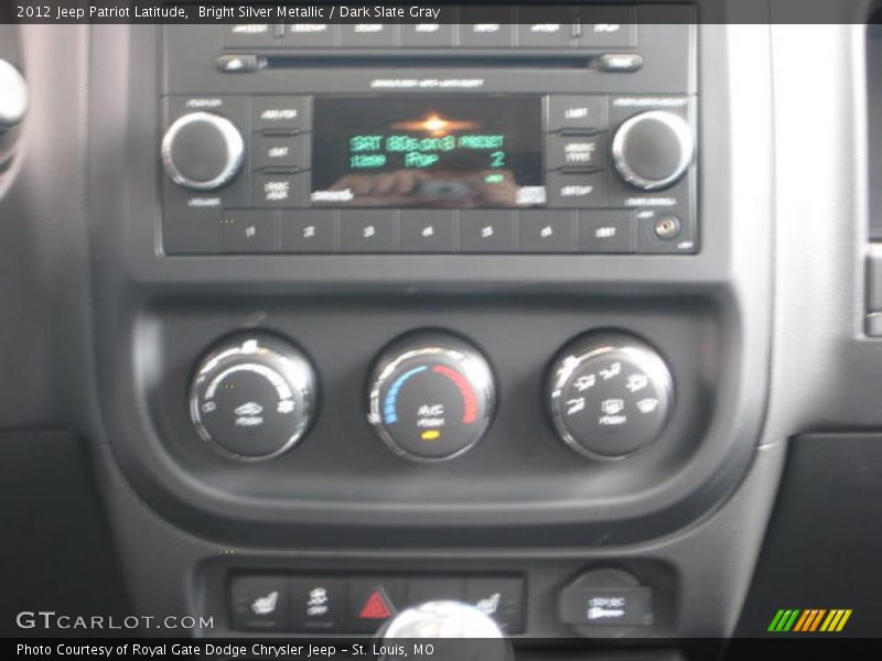 Bright Silver Metallic / Dark Slate Gray 2012 Jeep Patriot Latitude