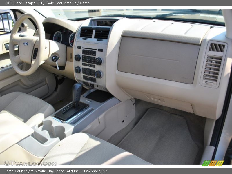 Gold Leaf Metallic / Camel 2012 Ford Escape XLT