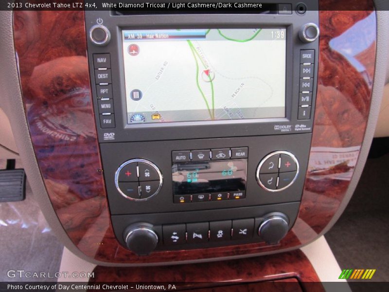 White Diamond Tricoat / Light Cashmere/Dark Cashmere 2013 Chevrolet Tahoe LTZ 4x4