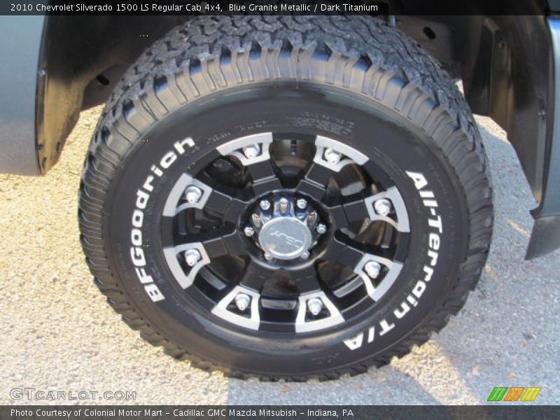 Blue Granite Metallic / Dark Titanium 2010 Chevrolet Silverado 1500 LS Regular Cab 4x4