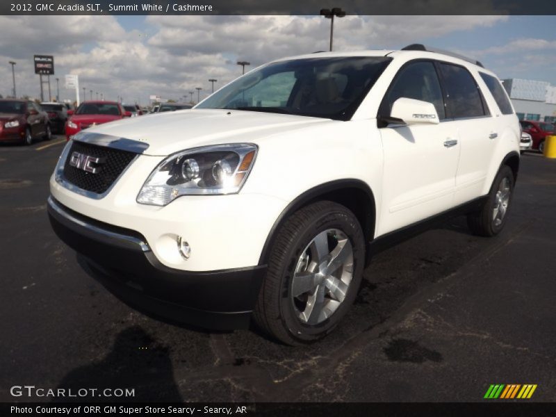 Summit White / Cashmere 2012 GMC Acadia SLT