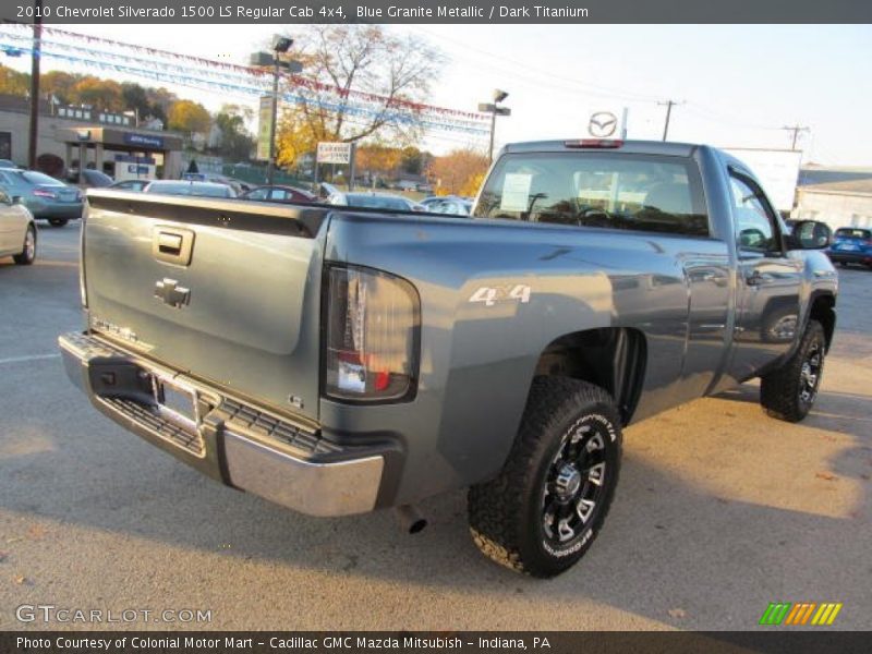 Blue Granite Metallic / Dark Titanium 2010 Chevrolet Silverado 1500 LS Regular Cab 4x4