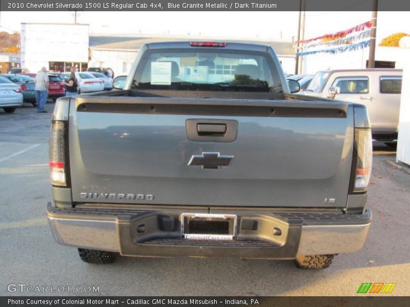 Blue Granite Metallic / Dark Titanium 2010 Chevrolet Silverado 1500 LS Regular Cab 4x4