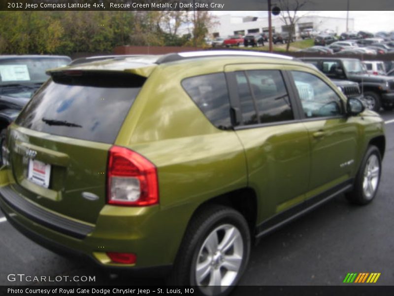 Rescue Green Metallic / Dark Slate Gray 2012 Jeep Compass Latitude 4x4