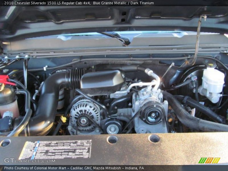 Blue Granite Metallic / Dark Titanium 2010 Chevrolet Silverado 1500 LS Regular Cab 4x4
