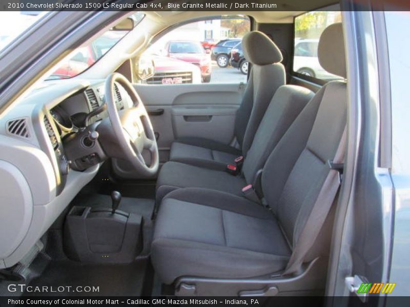 Blue Granite Metallic / Dark Titanium 2010 Chevrolet Silverado 1500 LS Regular Cab 4x4