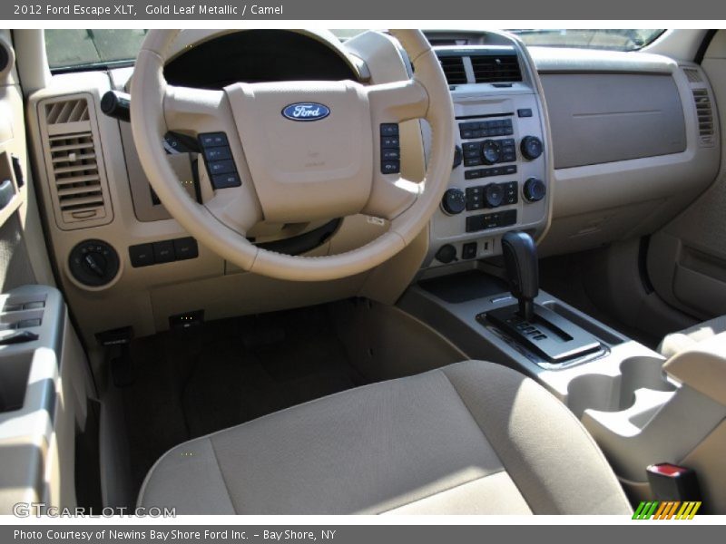 Gold Leaf Metallic / Camel 2012 Ford Escape XLT