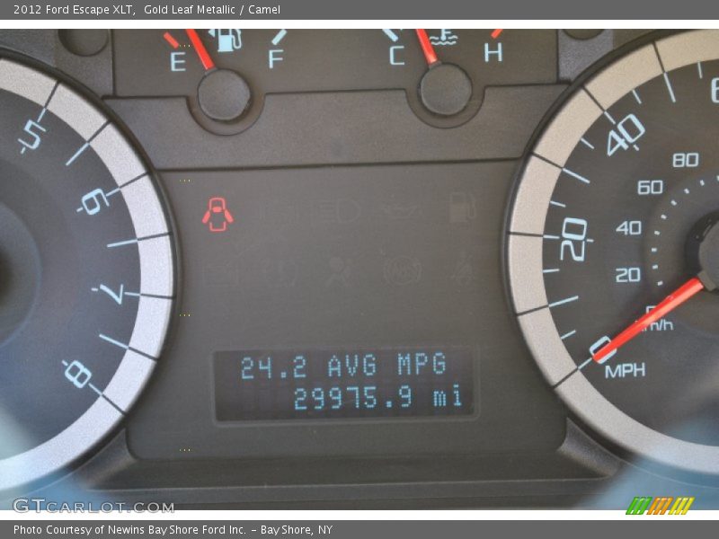 Gold Leaf Metallic / Camel 2012 Ford Escape XLT