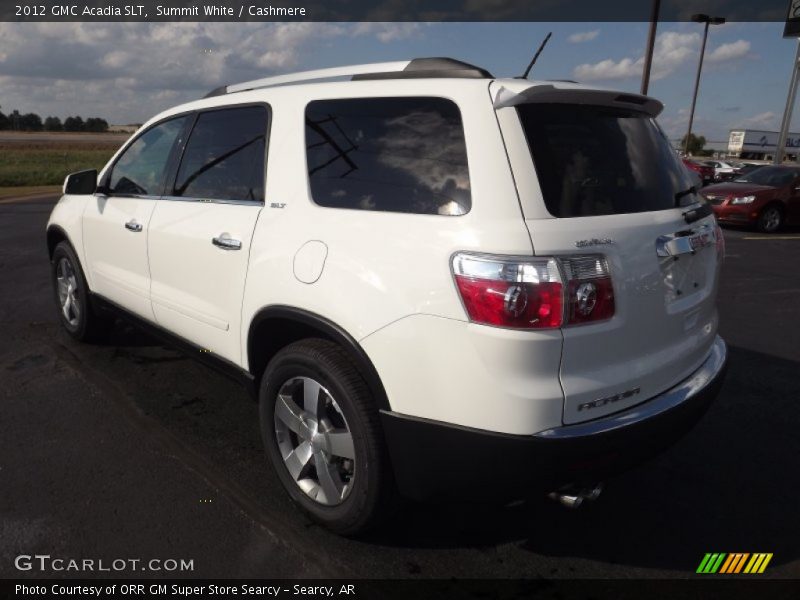 Summit White / Cashmere 2012 GMC Acadia SLT