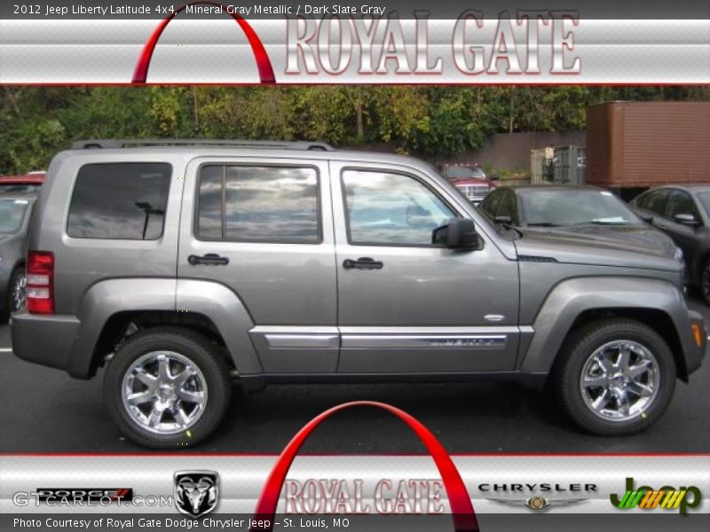Mineral Gray Metallic / Dark Slate Gray 2012 Jeep Liberty Latitude 4x4