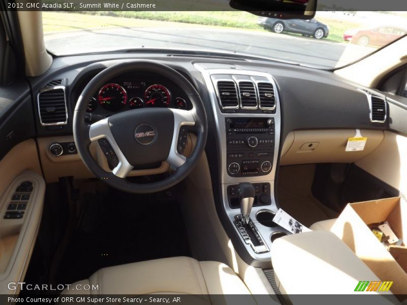 Summit White / Cashmere 2012 GMC Acadia SLT