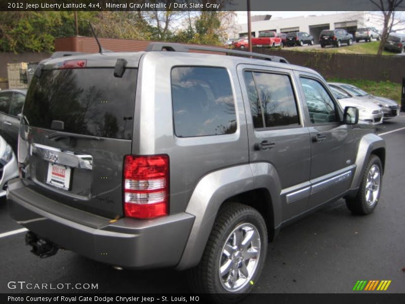 Mineral Gray Metallic / Dark Slate Gray 2012 Jeep Liberty Latitude 4x4
