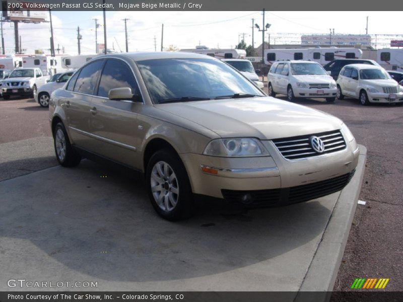 Mojave Beige Metallic / Grey 2002 Volkswagen Passat GLS Sedan