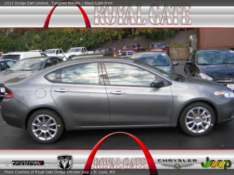 Tungsten Metallic / Black/Light Frost 2013 Dodge Dart Limited