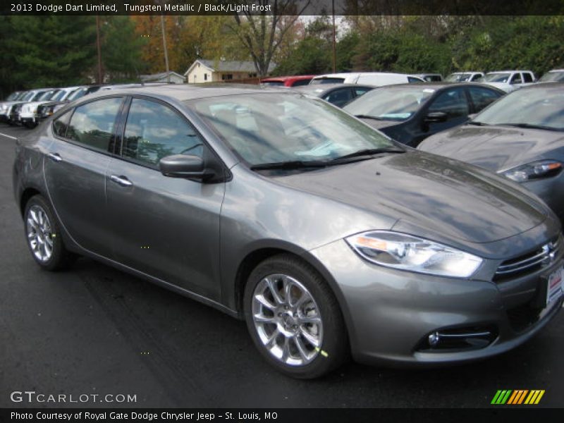 Tungsten Metallic / Black/Light Frost 2013 Dodge Dart Limited