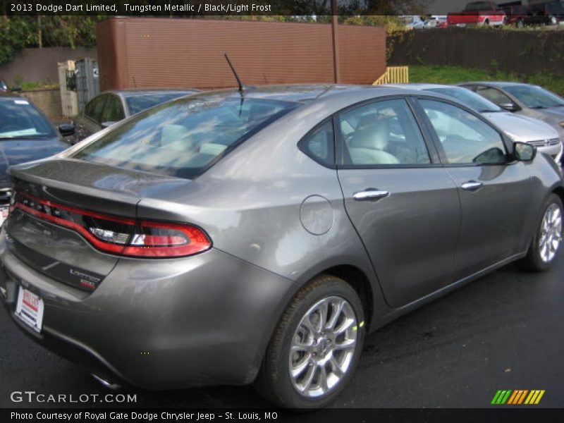 Tungsten Metallic / Black/Light Frost 2013 Dodge Dart Limited