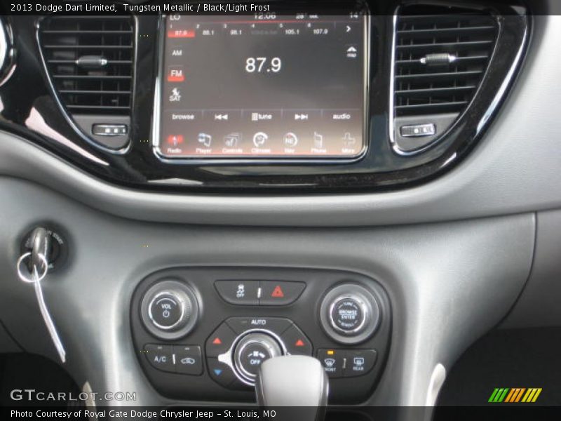 Tungsten Metallic / Black/Light Frost 2013 Dodge Dart Limited
