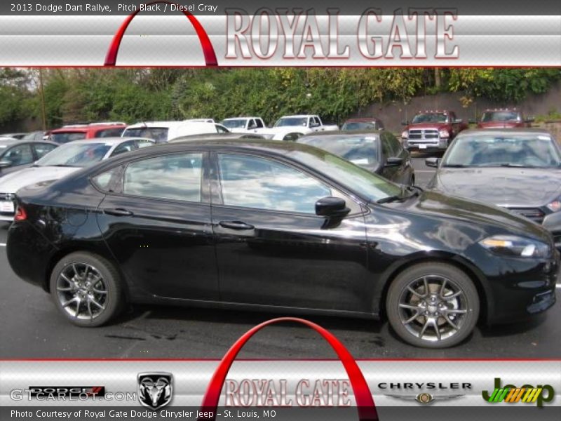 Pitch Black / Diesel Gray 2013 Dodge Dart Rallye