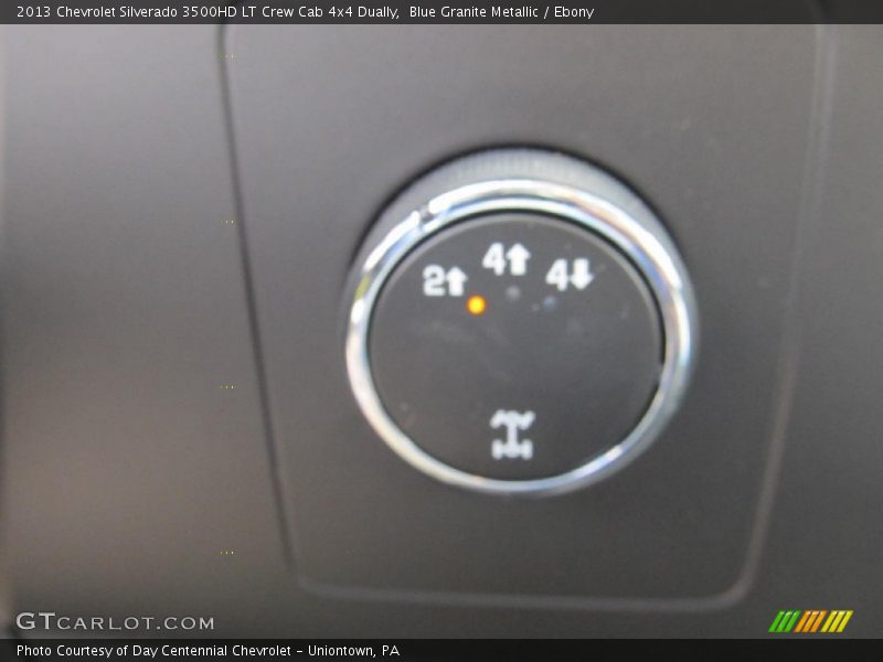 Blue Granite Metallic / Ebony 2013 Chevrolet Silverado 3500HD LT Crew Cab 4x4 Dually