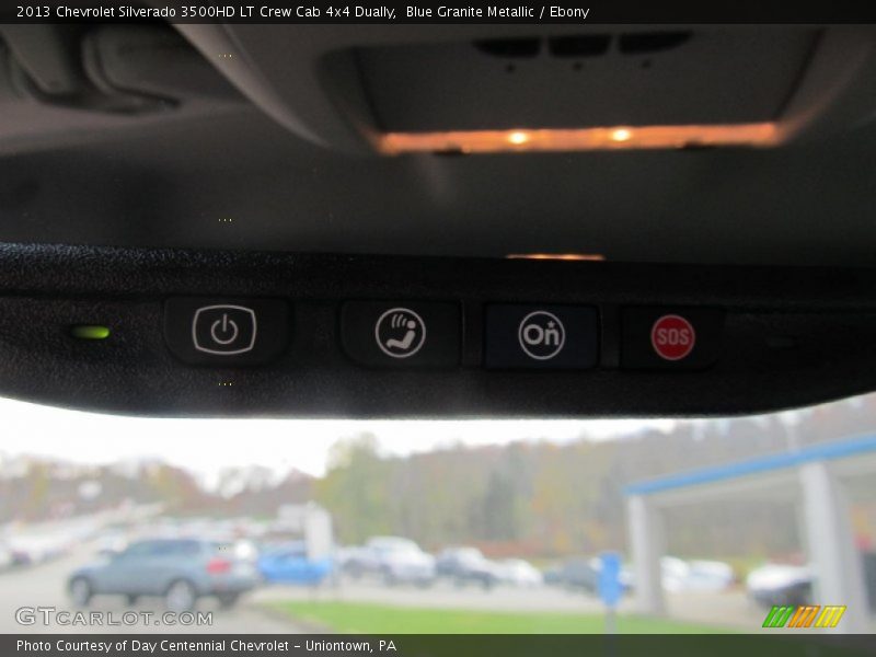 Blue Granite Metallic / Ebony 2013 Chevrolet Silverado 3500HD LT Crew Cab 4x4 Dually