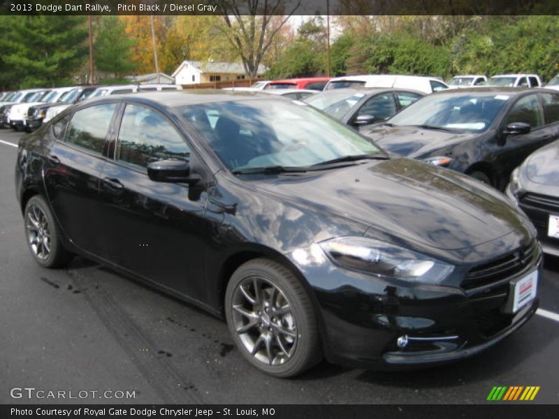 Pitch Black / Diesel Gray 2013 Dodge Dart Rallye