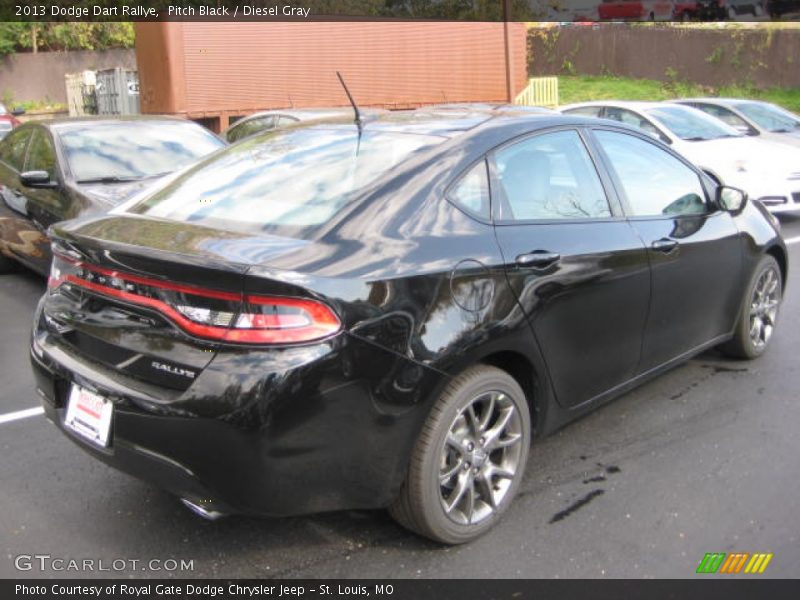 Pitch Black / Diesel Gray 2013 Dodge Dart Rallye