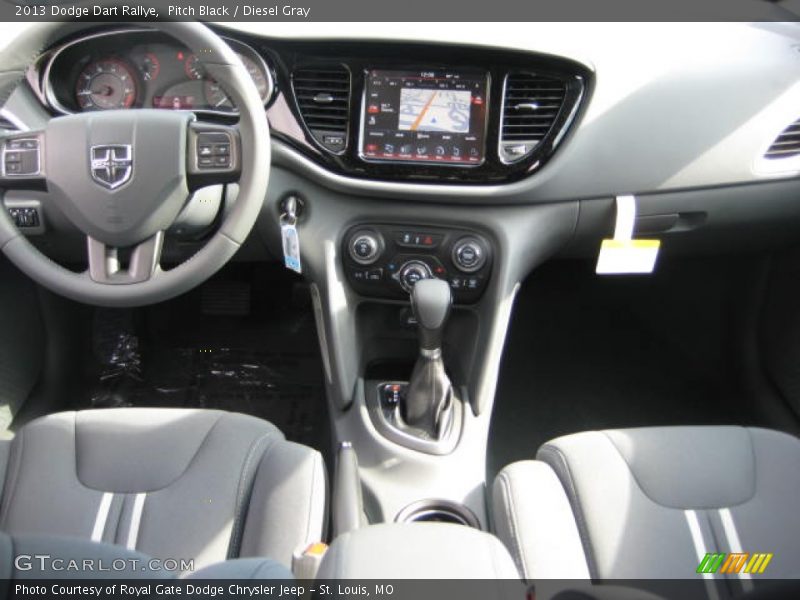Pitch Black / Diesel Gray 2013 Dodge Dart Rallye