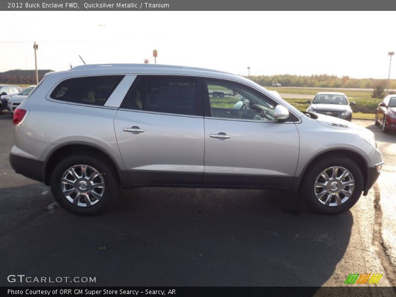 Quicksilver Metallic / Titanium 2012 Buick Enclave FWD