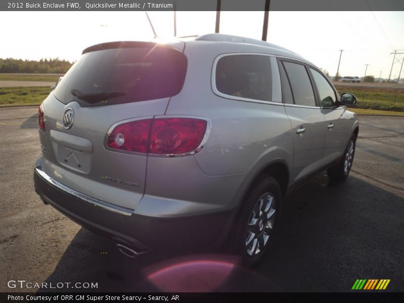 Quicksilver Metallic / Titanium 2012 Buick Enclave FWD