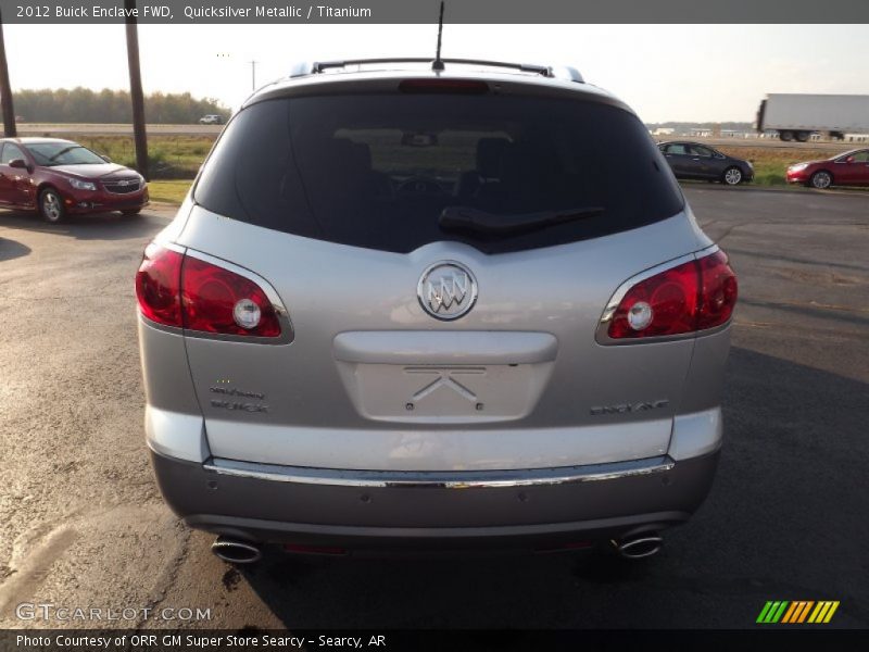 Quicksilver Metallic / Titanium 2012 Buick Enclave FWD