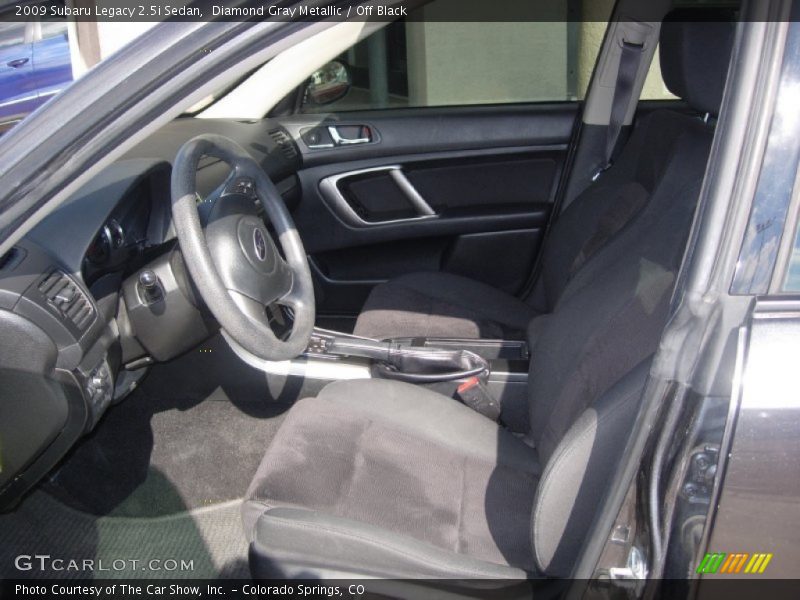 Diamond Gray Metallic / Off Black 2009 Subaru Legacy 2.5i Sedan