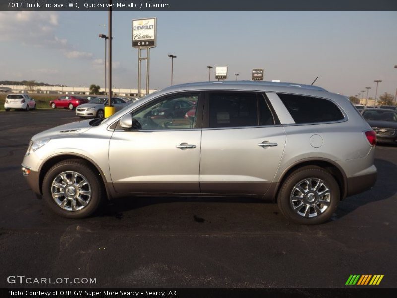 Quicksilver Metallic / Titanium 2012 Buick Enclave FWD