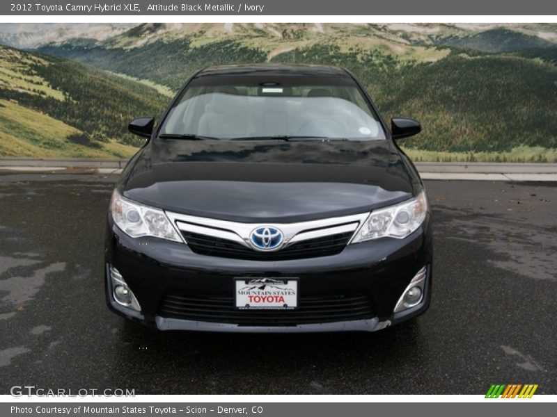 Attitude Black Metallic / Ivory 2012 Toyota Camry Hybrid XLE