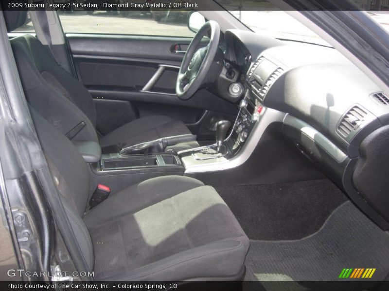 Diamond Gray Metallic / Off Black 2009 Subaru Legacy 2.5i Sedan