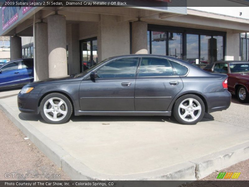 Diamond Gray Metallic / Off Black 2009 Subaru Legacy 2.5i Sedan