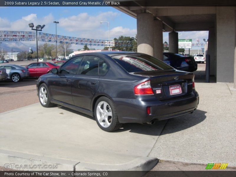 Diamond Gray Metallic / Off Black 2009 Subaru Legacy 2.5i Sedan