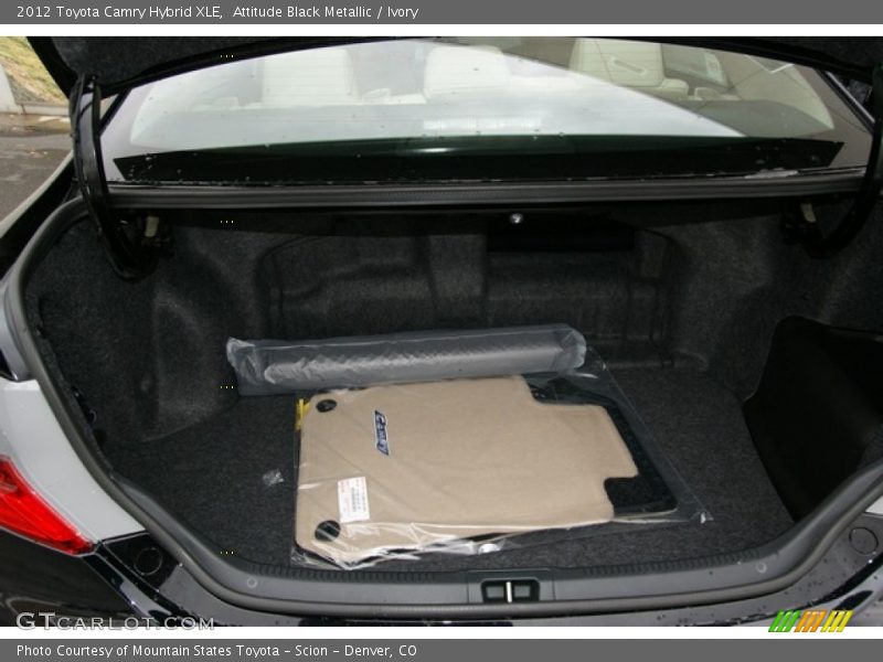 Attitude Black Metallic / Ivory 2012 Toyota Camry Hybrid XLE