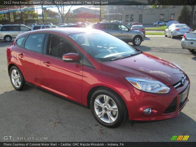 Red Candy Metallic / Two-Tone Sport 2012 Ford Focus SE Sport 5-Door