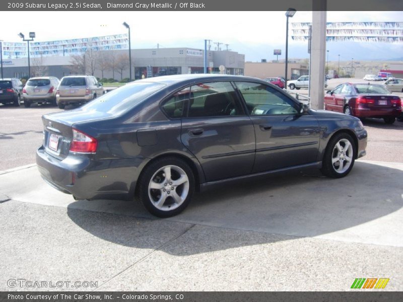 Diamond Gray Metallic / Off Black 2009 Subaru Legacy 2.5i Sedan