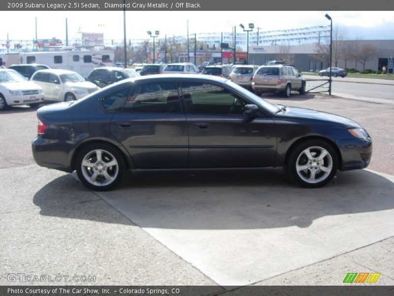 Diamond Gray Metallic / Off Black 2009 Subaru Legacy 2.5i Sedan