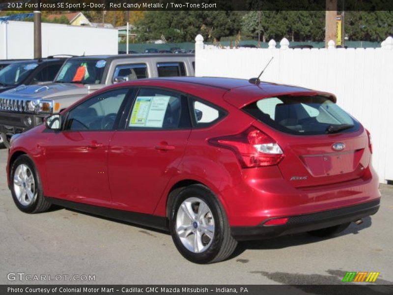 Red Candy Metallic / Two-Tone Sport 2012 Ford Focus SE Sport 5-Door