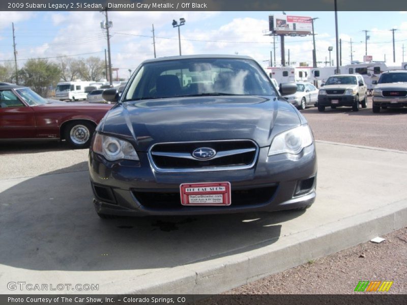 Diamond Gray Metallic / Off Black 2009 Subaru Legacy 2.5i Sedan