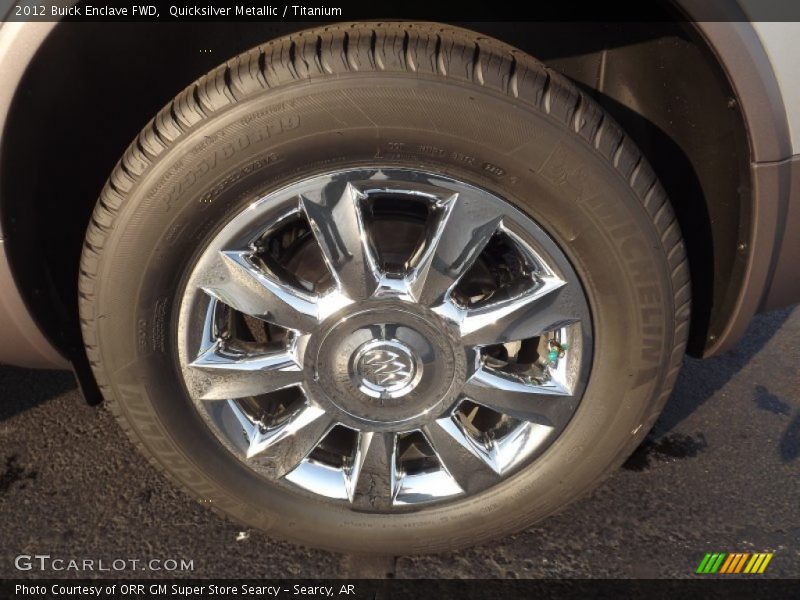 Quicksilver Metallic / Titanium 2012 Buick Enclave FWD