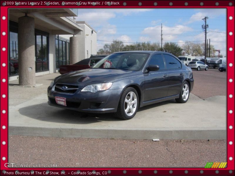 Diamond Gray Metallic / Off Black 2009 Subaru Legacy 2.5i Sedan