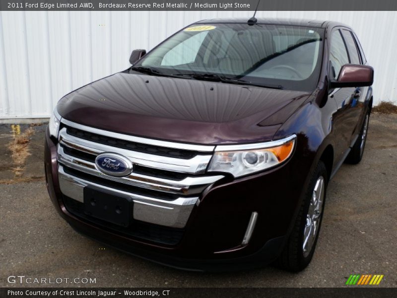 Bordeaux Reserve Red Metallic / Medium Light Stone 2011 Ford Edge Limited AWD