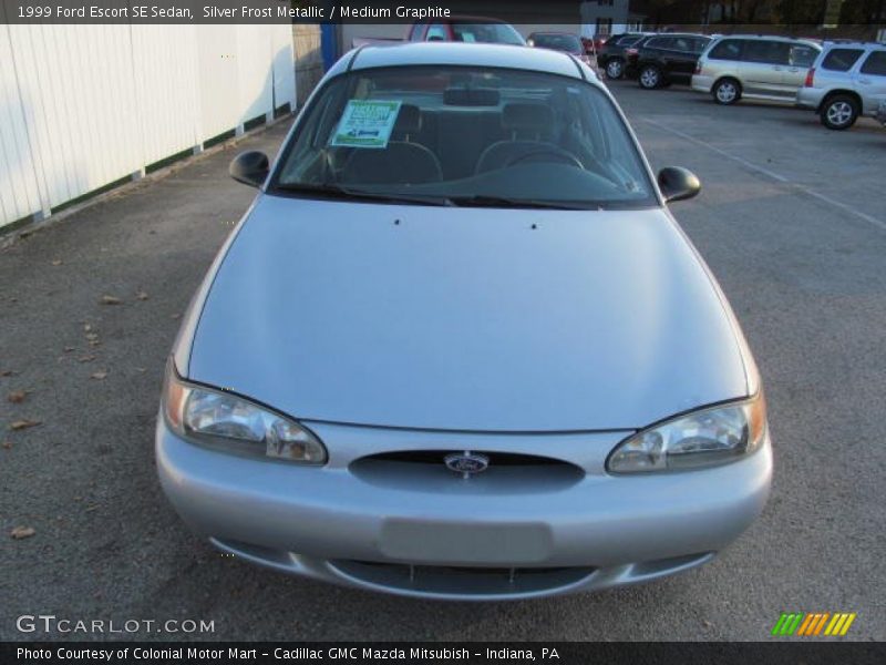 Silver Frost Metallic / Medium Graphite 1999 Ford Escort SE Sedan