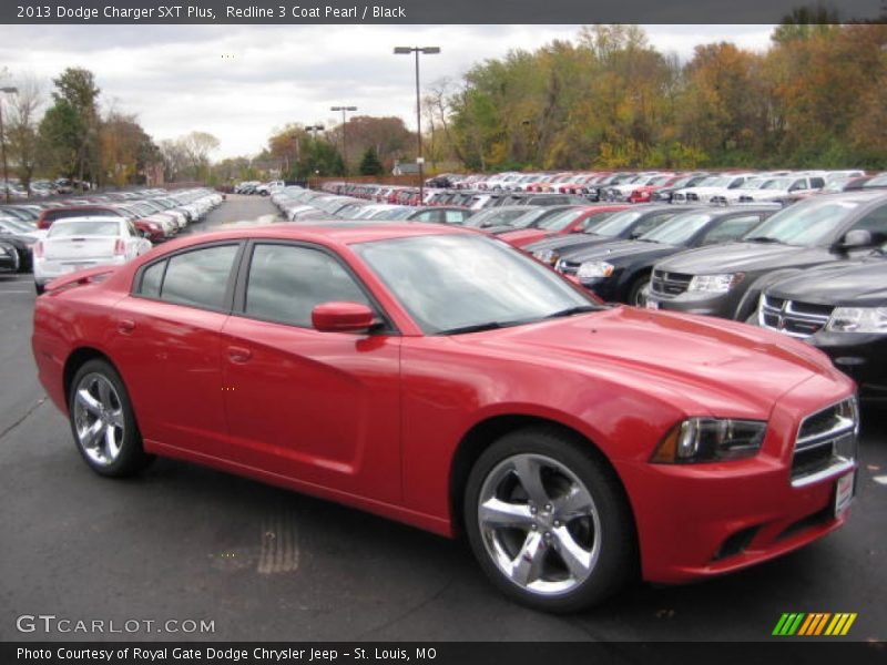 Redline 3 Coat Pearl / Black 2013 Dodge Charger SXT Plus